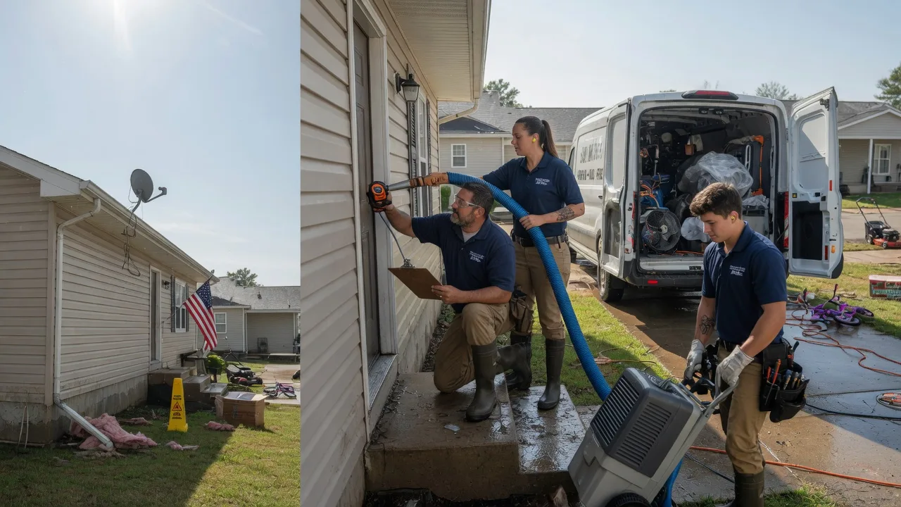 Ceiling Water Damage Restoration in Linwood, NY near me